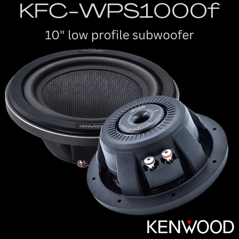Kenwood KFC-WPS1000F 10" shallow subwoofer