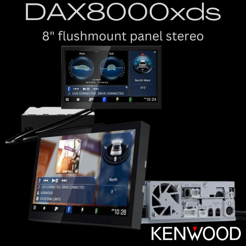 Kenwood DAX8000xds 8" panel stereo