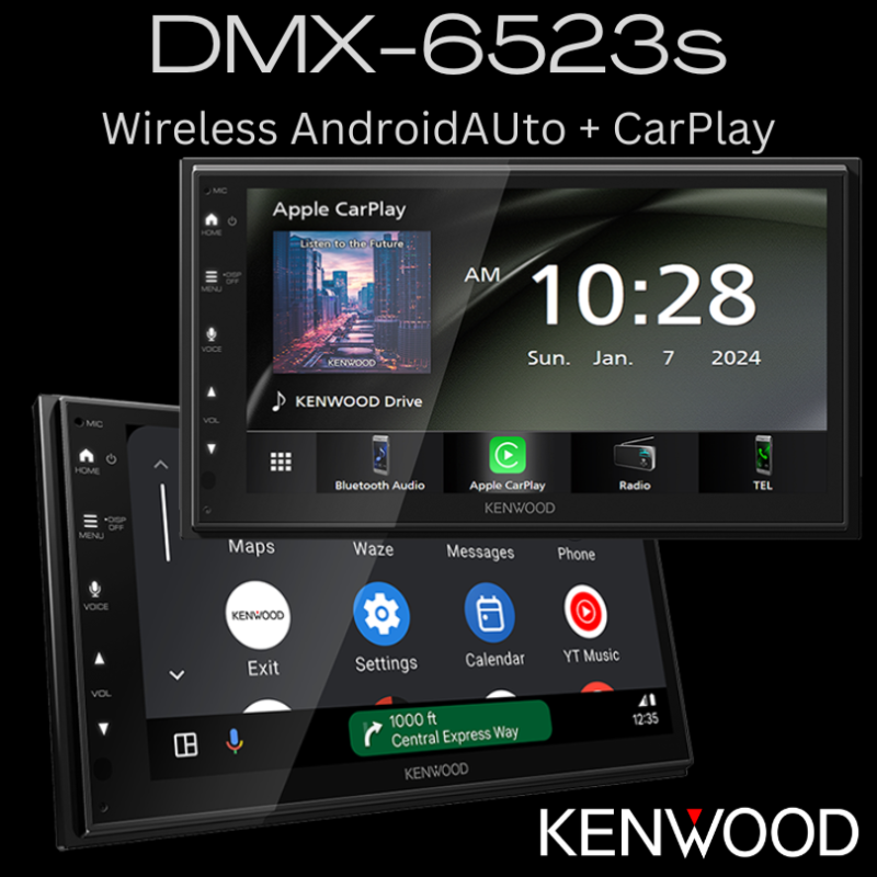 Kenwood DMX6523s wireless Carplay Android Auto