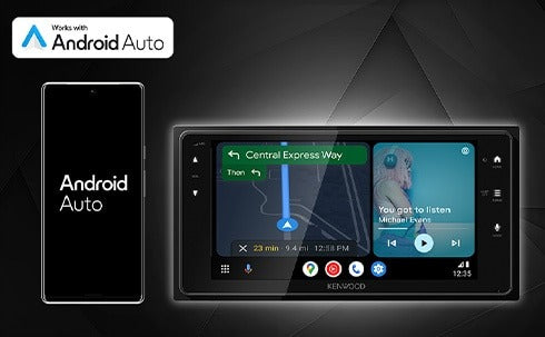 Kenwood DMX723ws wide fit car stereo with CarPlay/AndroidAuto - Image 6