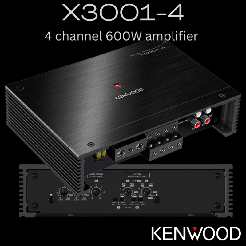 Kenwood X3001-4 4 ch amplifier